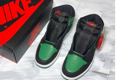 1 - RETRO BLACK GREEN PINE 555088-030 JORDAN HIGH 0930